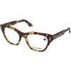 Calvin Klein CK23518 528 | Occhiali da Vista Graduati | Prova Online | Plastica | Cat Eye | Marrone, Havana | Adrialenti