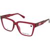 Calvin Klein Jeans CKJ23625 510 | Occhiali da Vista Graduati | Plastica | Quadrati | Rosa, Trasparente | Adrialenti