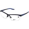 Nike 7401 410 | Occhiali da Vista Graduati | Prova Online | Plastica | Rettangolari | Blu | Adrialenti