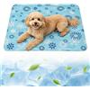 QianRuiDa Tappeto rinfrescante per gatti e cani piccoli, 50 x 60 cm, autorefrigerante con gel polimerico, impermeabile, doppio tappo, riempimento unico, ideale per gabbia di trasporto