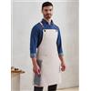 Premier Grembiule unisex 310 g/m² personalizzabile Premier Clip & Clasp' Cross-Back Bib Apron personalizzate o neutre
