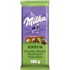 Milka Nocciole Intere, Tavoletta di Cioccolato al Latte e Nocciole intere, Latte 100% Alpino, 190g