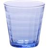 Duralex 1031BC04 Prisme Marine - Confezione di 4 Bicchieri, in Vetro Trasparente, 17 cl