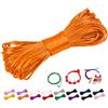 CAMAL 2mm Filo per Braccialetti, Fili Nylon per Braccialetti 20m Filo Nylon Cordoncino per Collane Fai Da Te, Cordino per Braccialetti, Gioiello, Perline, Artigianato (Arancione Giallo)