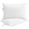 Deodar Cuscini in Piuma d'Oca 50X70 Set di 2, Imbottitura in Piumino e Piume d'Oca, Cuscino Per Dormire di Lusso D'Albergo, Lavabile, Certificato Öko-Tex e RDS