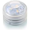 EasyByMall Design a tripla cupola, luce LED sommergibile per feste e cene in famiglia