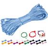 CAMAL 2mm Filo per Braccialetti, Fili Nylon per Braccialetti 20m Filo Nylon Cordoncino per Collane Fai Da Te, Cordino per Braccialetti, Gioiello, Perline, Artigianato (Blu chiaro)