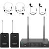 Does not apply Sistema Microfono Wireless UHF Doppio, Scansione Automatica Con 2X100 Frequenze,