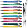 Quilia Penne a sfera personalizzate | Penne personalizzabili con logo e testo | Ideali per scuole, uffici, regali aziendali ed eventi promozionali (Stile1)