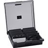 tooloflife Scrivania Bussiness Name Card Organizer Index Record Holder Box con divisori e schede indice di classificazione dell'alfabeto A-Z (schede di nome non incluse).