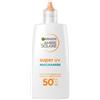 Garnier Fluido Viso Anti Imperfezioni, Uso Quotidiano, Protezione Solare Molto Alta SPF 50+, Effetto Invisibile, Con Niacinamide, Dermatologicamente Provato, Super UV, Ambre Solaire, 40 ml