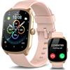 STECEi Smartwatch Uomo e Donna, Orologio Intelligente con Chiamate Bluetooth, Monitoraggio della Frequenza Cardiaca, del Sonno e Contapassi, Rosa