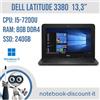 Dell Notebook DELL Latitude 3380 Cpu i5-7200u Ram 8Gb DDR4 SSD 240Gb Portatile 13"
