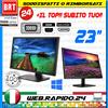DELL, HP, EIZO, LG.. BUONO! PC MONITOR SCHERMO LCD LED 23 POLLICI (DELL,HP) VGA DVI DISPLAY FHD 22 24