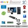 Dell Postazione PC Completa Dell T1650 i5 8GB SSD+HDD 4 Uscite Video Monitor 20