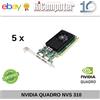 NVIDIA Lotto 5 Pezzi Scheda Video Nvidia Quadro NVS 310 Doppia DisplayPort MultiMonitor