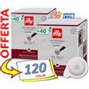 Illy 120 → Cialde ILLY Caffè Carta Filtro ESE 44 - Caffe Tostatura dal Gusto INTENSO