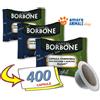 Borbone 600 Capsule → Caffè Borbone Compatibili BIALETTI - Miscela LIGHT BLUE e DEK Deca
