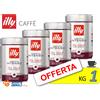 Illy Caffè ILLY Macinato per Espresso → 1,5 Kg (6 x 250 gr) - Caffe dal Gusto INTENSO