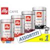Illy Caffè ILLY Macinato per MOKA → 250 gr Caffe dal Gusto CLASSICO, INTENSO e FORTE
