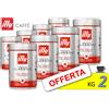Illy Caffè ILLY Macinato per Espresso → 2 Kg (8 x 250 gr) - Caffe dal Gusto CLASSICO