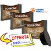 Caffè Borbone 50 / 600 Capsule → Borbone Don Carlo a MODO MIO Miscela Blu Nera Rossa Light Dek