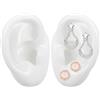 SHERCHPRY Modello Dell'Orecchio in Silicone Realistico 2.36X1.97X1.57 Pollici Per Esposizione Di Orecchini E Pratica Di Piercing Per Otorinolaringoiatri E Centri Apparecchi Acustici