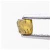 surat*diamond*city Diamond Naturale Grezzo Cube Giallo 0.14ct