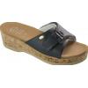 Scholl - Blue Navy Wappy Sandalo Memory Cushion 37 Confezione 1 Paio