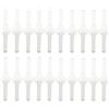 Senda 20 lame in plastica per tagliabordi, 139 mm, lame di ricambio per tosaerba da giardino senza fili (bianco)
