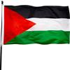 Ficugxd Bandiera Palestina Grande,bandiera Palestina Amazon,per Balcone O Parete,150 X 90 Cm Per Interni/esterni-A