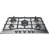 Hotpoint Ariston PRONTA CONSEGNA - SPEDIZIONE IMMEDIATA Piano Cottura da Incasso a Gas 75 cm 5 Fuochi Inox Griglie Smaltate Ariston Hotpoint Serie NewStyle PCN 752 T/IX/HA - PCN752TIXHA