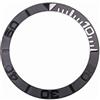 MOOKEENONE 38MM Guarda Lunetta Orologio Lunetta Ceramica Inserti Yacht Master Style Watch Ring per SKX007 SKX009, Nero