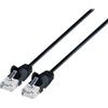 Intellinet Cavo patch di rete Cat6 UTP Slim 2 m Nero