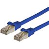 Techly Professional Cavo di Rete Patch in Rame Cat. 6A SFTP LSZH 20 m Blu