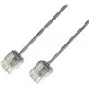 Techly Professional Cavo di rete Patch in Rame Ultra Slim Cat.6 Grigio UTP 1,5 m