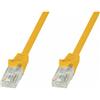 Techly Professional Cavo di rete Patch in CCA Cat.5E Giallo UTP 20m