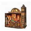 Book Nook Taglio Stanza in Miniatura Illuminata Illuminazione LED