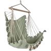 Does not apply Sedia Da Giardino Verde Cotone Legno 100 X 50 X 135 Cm