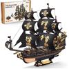 Does not apply Kit Di Modelli Di Barche in Legno Con Puzzle 3D per Adulti, Barca a Vela Fai Da