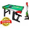 SportOne Biliardo SportOne Super Champion Italy Verticale Salvaspazio - Cm 122 X 61 X 76
