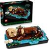 LEGO Ideas Lontre Marine - Kit Di Modellismo per Adulti - Modello 3D Da Esposizi