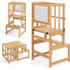 Does not apply Torre Montessoriana Bambini 3 in 1 Con Lavagna Bianca - Torretta Montessoriana C