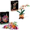 Does not apply LEGO Bundle Decorazioni Floreali - Set Con Mini-Orchidea (10343) E Bouquet Di Fi