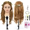 Testa per Parrucchieri Neverland 26" Testina Parrucchiere Capelli 70% Capelli Um