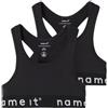 Name IT Mutande da Bambina, Nero/Pack: w/Black, 146 cm