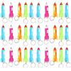 Toyvian Portachiavi Razzo Luminoso Con Torcia Led Mini Razzi Portachiavi Pendenti Chiave Creativi Per Zaini E Borse Illuminazione Notturna Accessorio Per Attività Outdoor