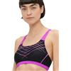 ARENA Costume Bikini 2 Pezzi A Fascia Donna Piscina Nuoto Proposal Nero Viola Taglia 42 ITA