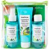 NAIMA Travel Kit Pistacchio & Caramello 3 pz Cofanetto Profumato 100 ml + 75 ml + 100 ml Tutti i tipi di pelle