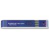 Staedtler 200-2B Astuccio con 12 Mine Mars in Carbone, 2 mm